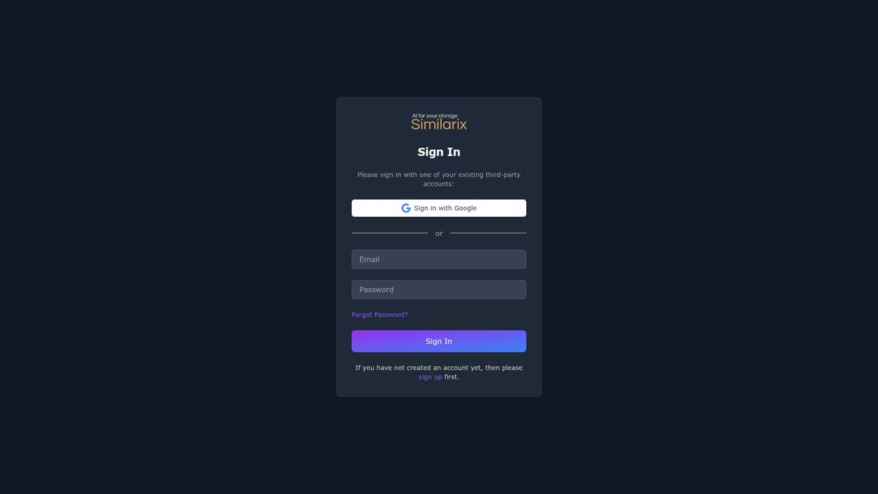 Similarix — Pick a plan when you are ready to scale