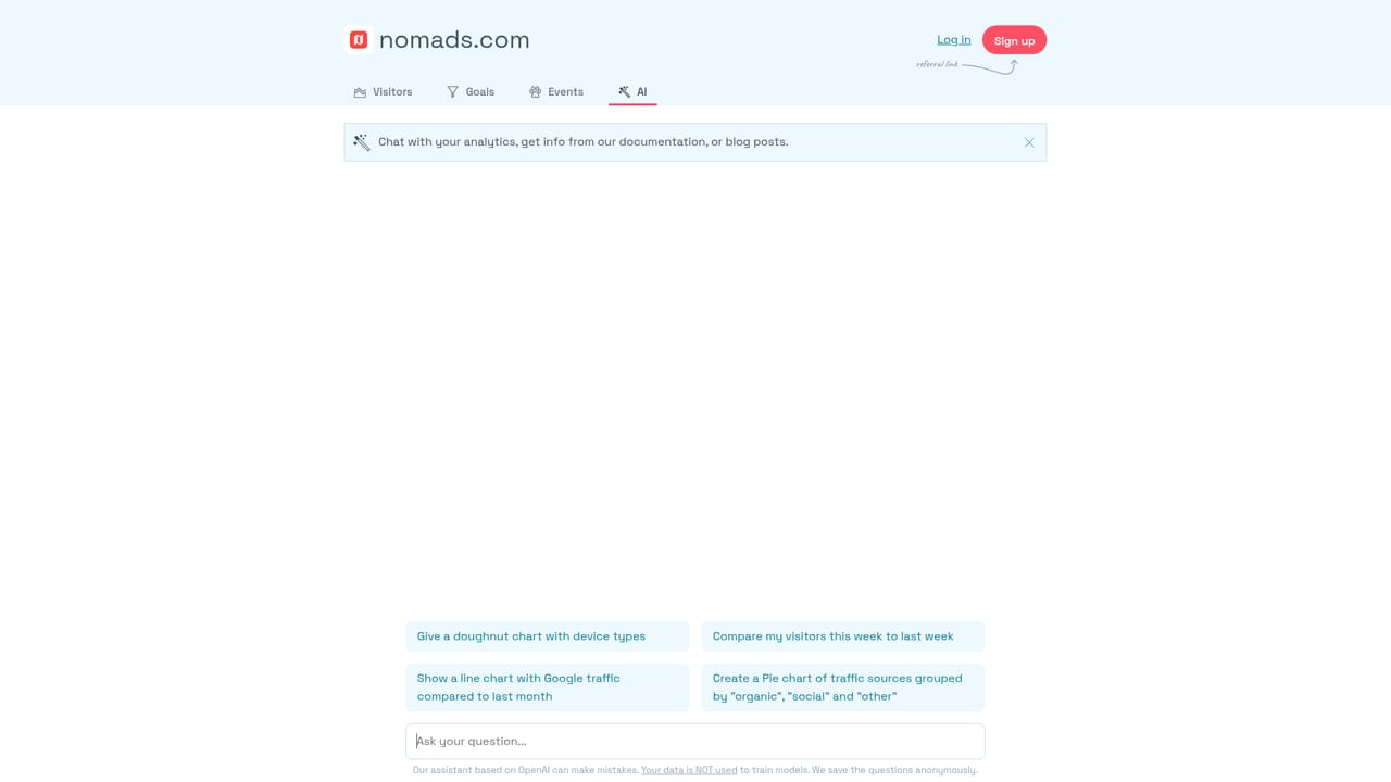 Simple Analytics AI — Try a second dataset