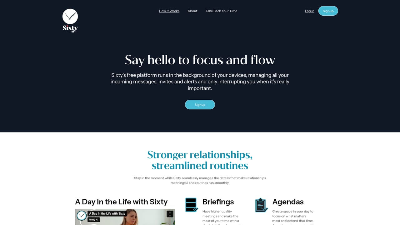 Sixty — Review how the assistant works