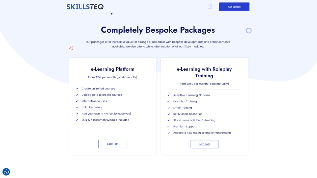 SkillsTeq — Book a walkthrough or open the pricing page