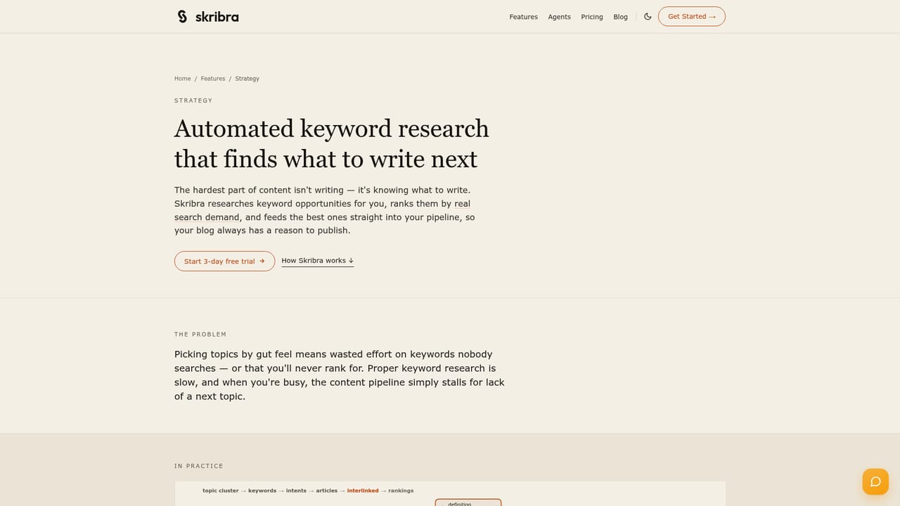 Skribra — Review the 30-day content calendar