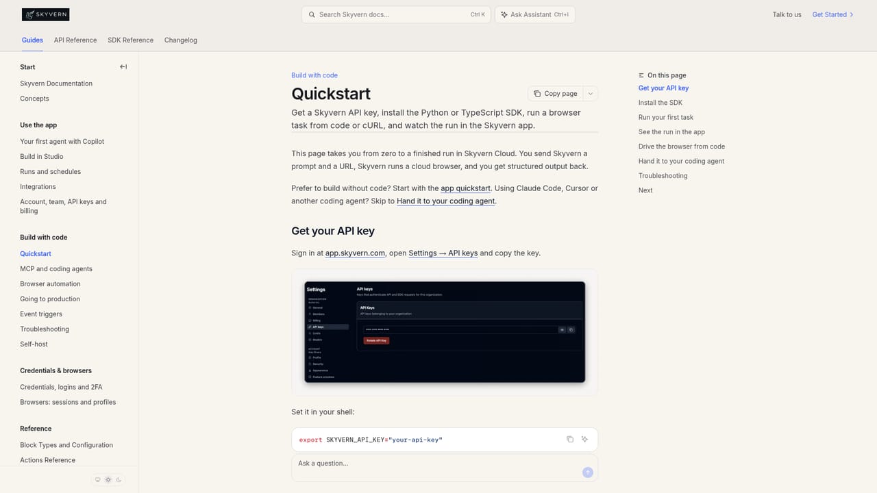 Skyvern — Wire it into your stack