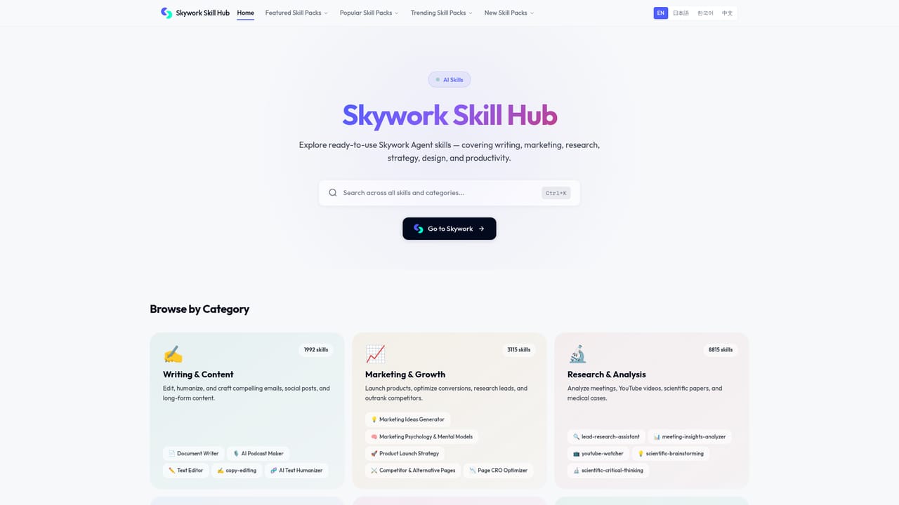 Skywork — Summon a role-based Expert