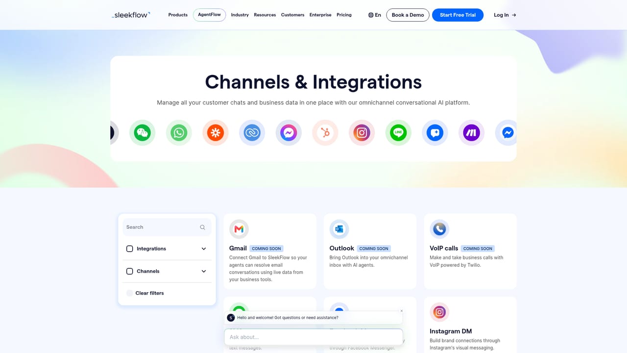 SleekFlow — Connect your messaging channels