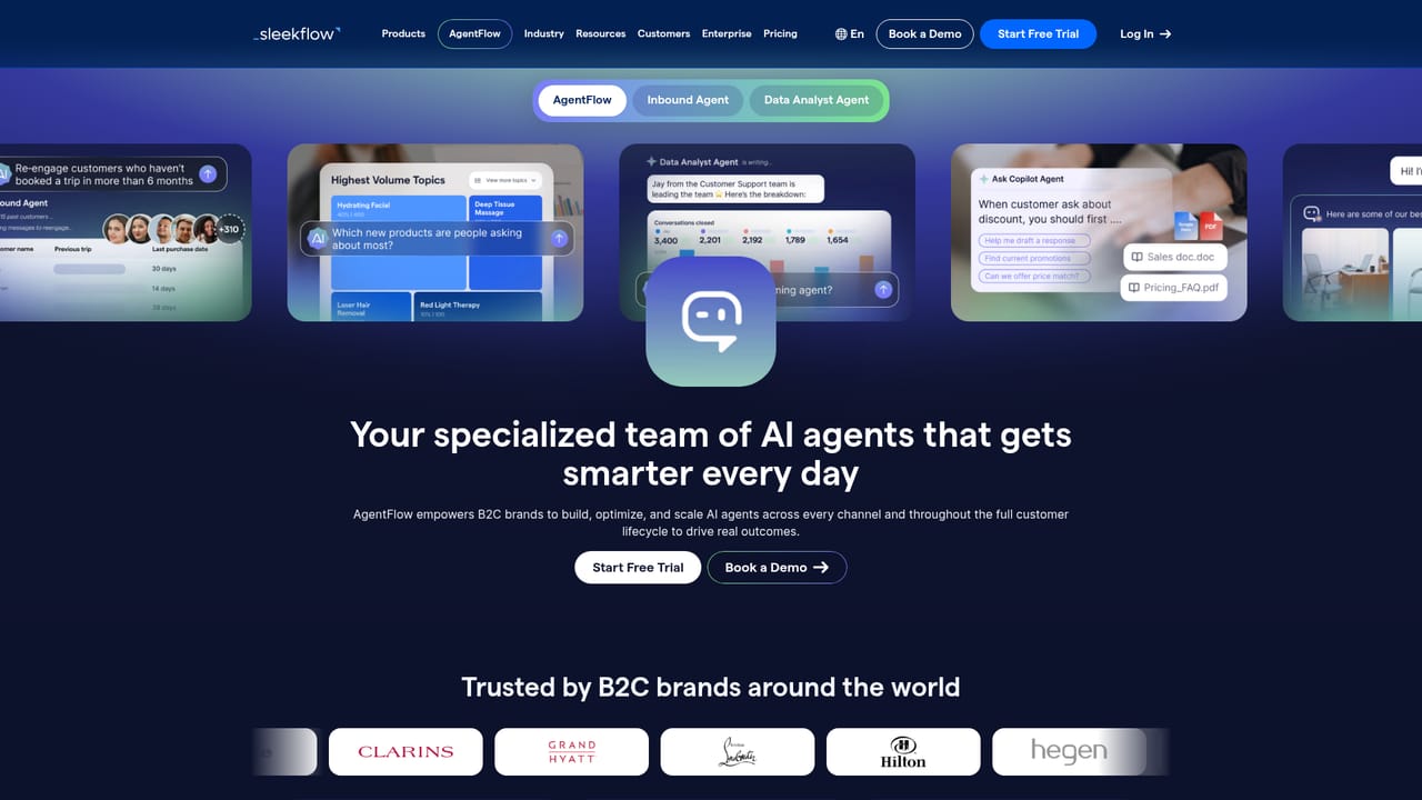 SleekFlow — Wire agents into your commerce stack