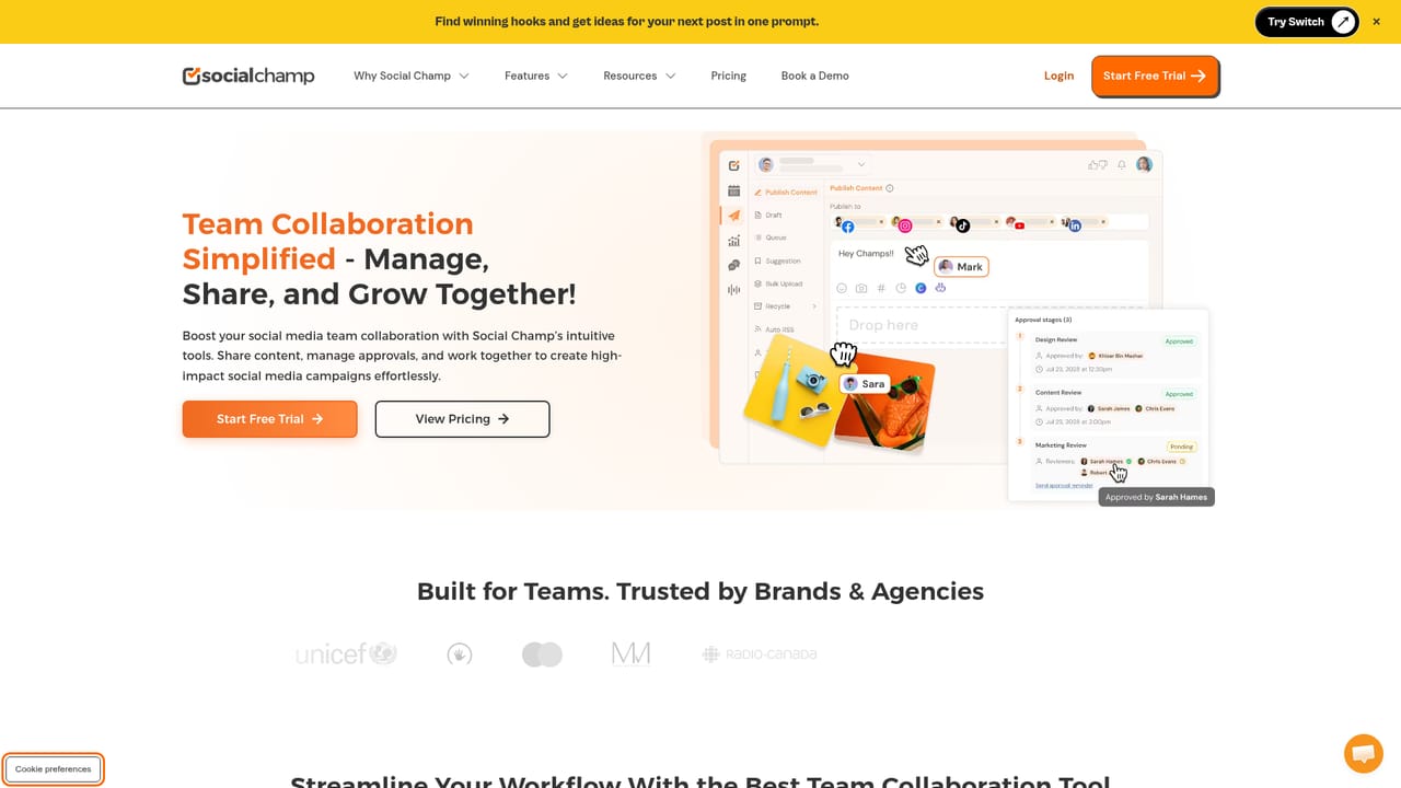 Social Champ — Set up a workspace per client