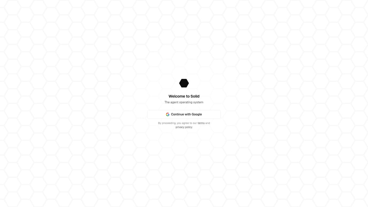 Solid — Create a Solid account