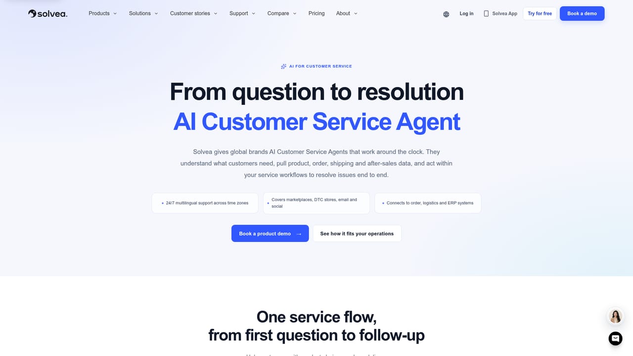 Solvea by VOC AI — Review the AI agent, voice and helpdesk modules