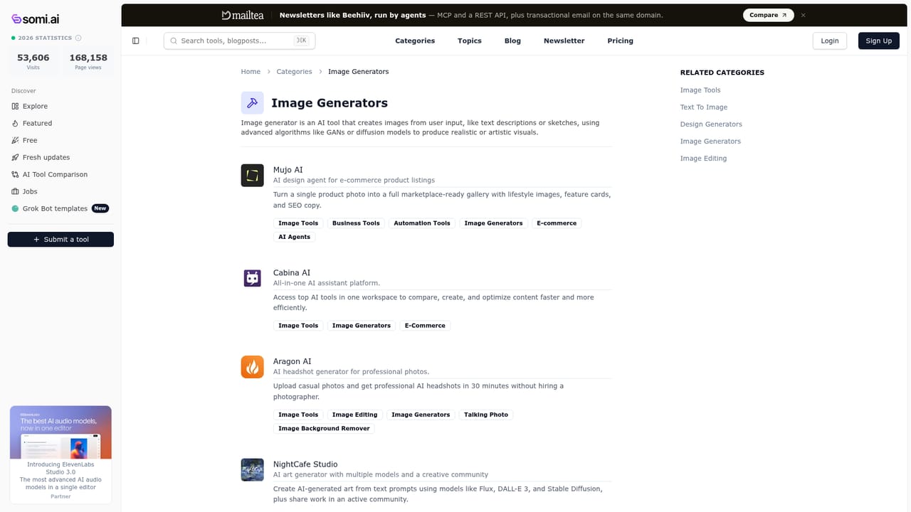 Somi — Pick the category closest to your task