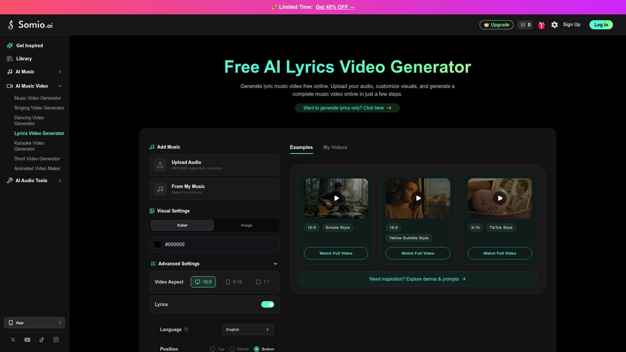 Somio AI — Add a visual