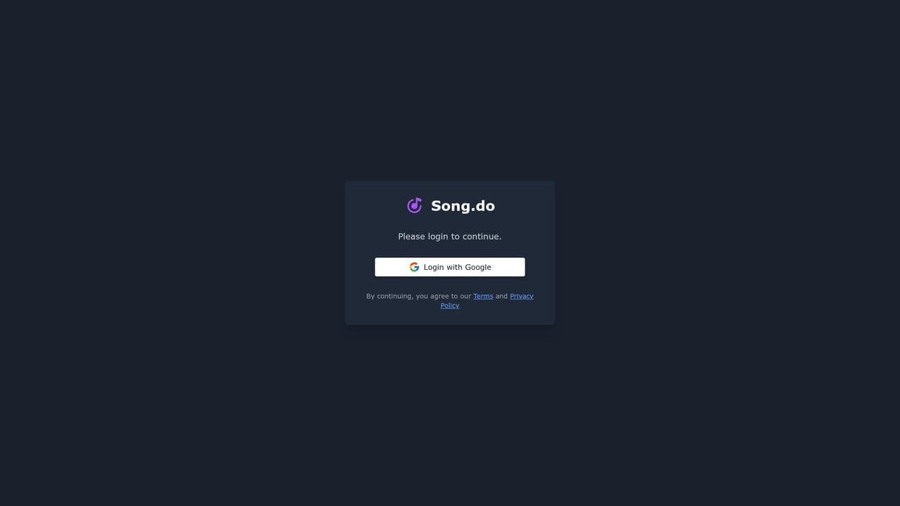 Song.do — Manage and share your tracks