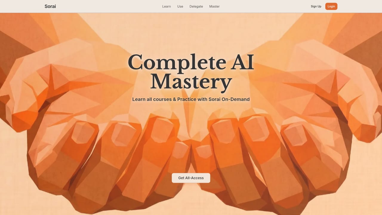 Sorai Academy — Choose the all-access tier for ongoing coaching