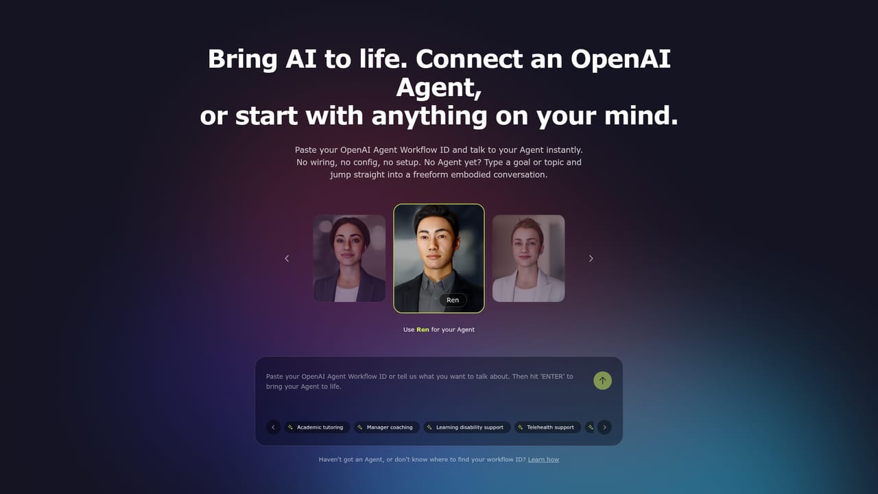 Soul Machines — Try a conversation without setup