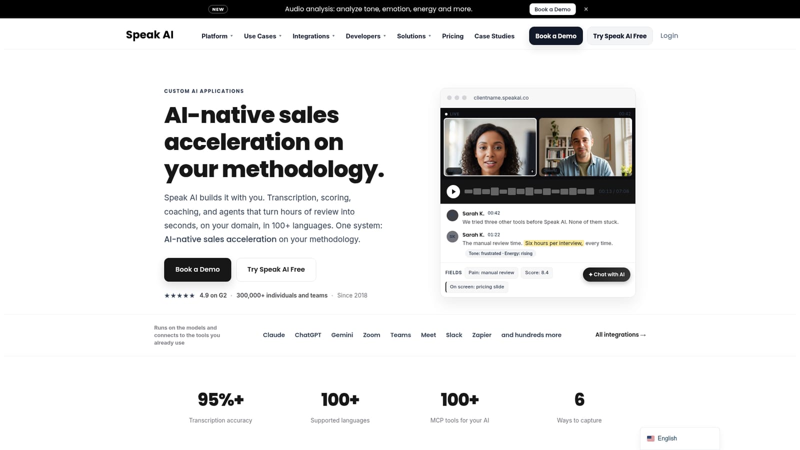 Speak Ai — Start a free trial