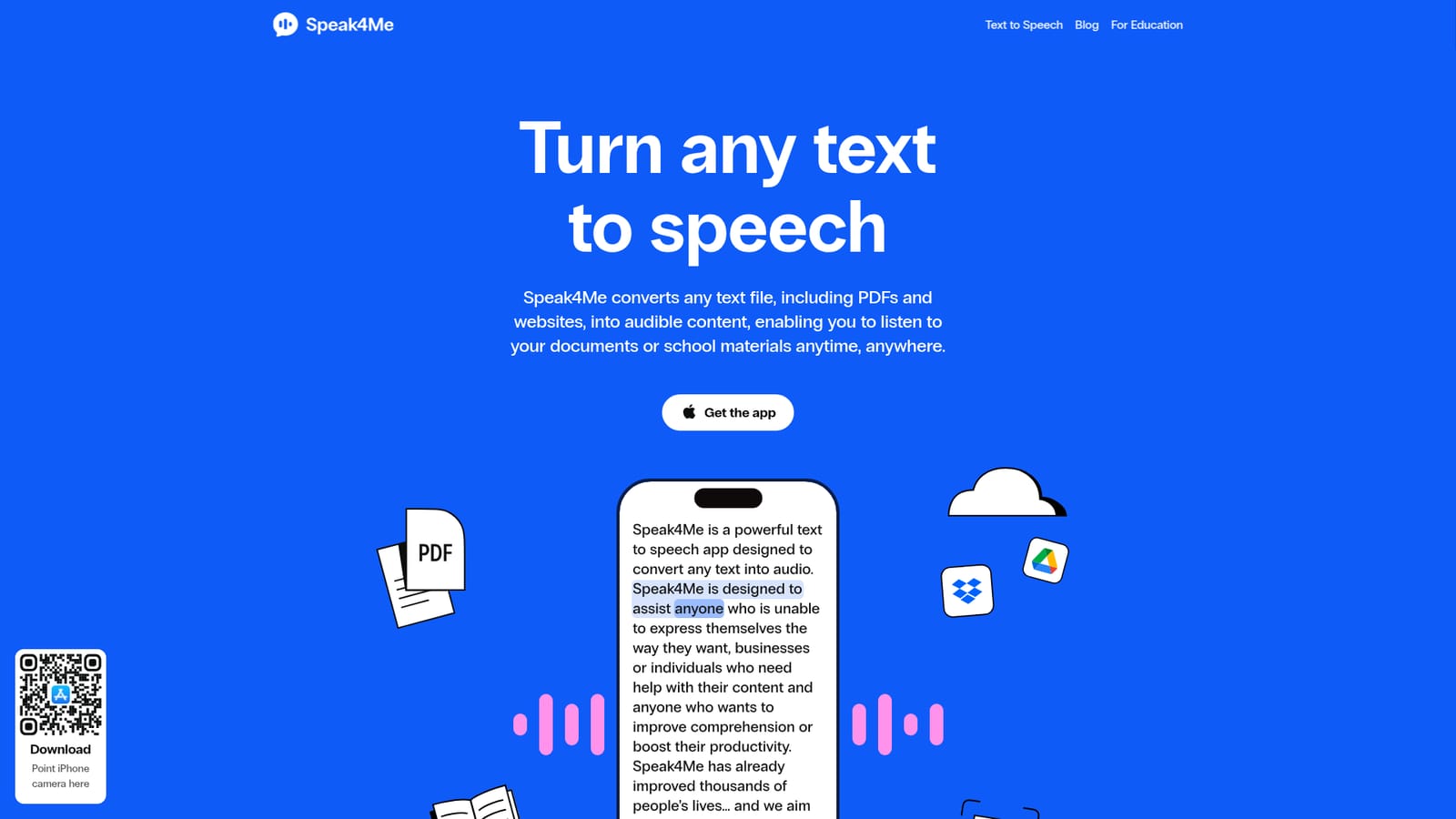 Speak4me — Install the app on your iPhone
