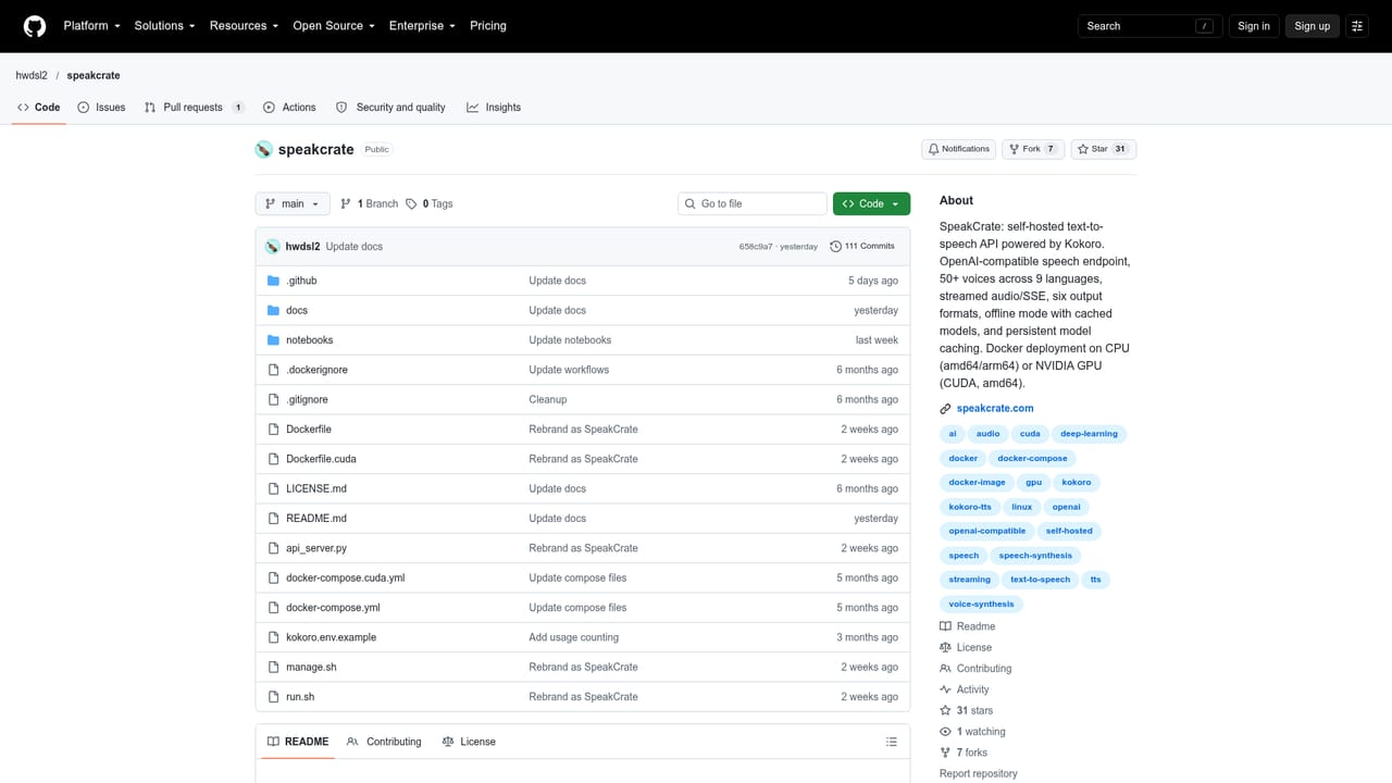 SpeakCrate — Decide between the Colab demo and a local install