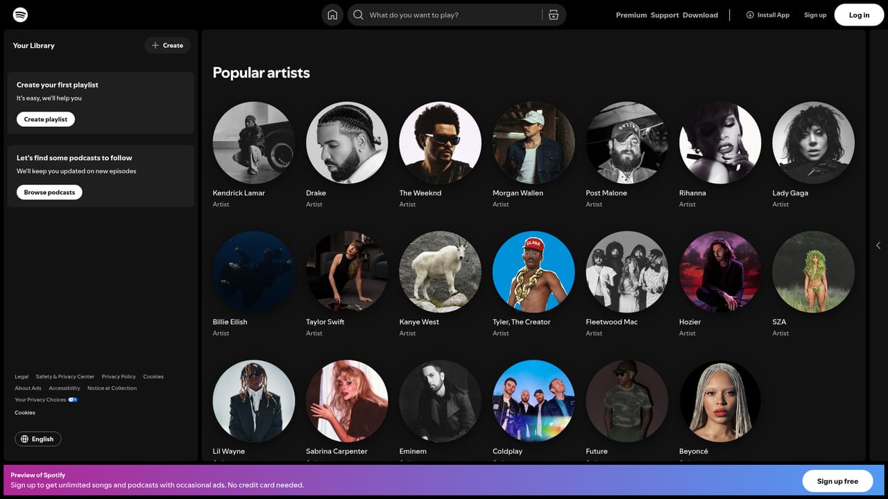 Spotify DJ — Play a few artists and albums you already like