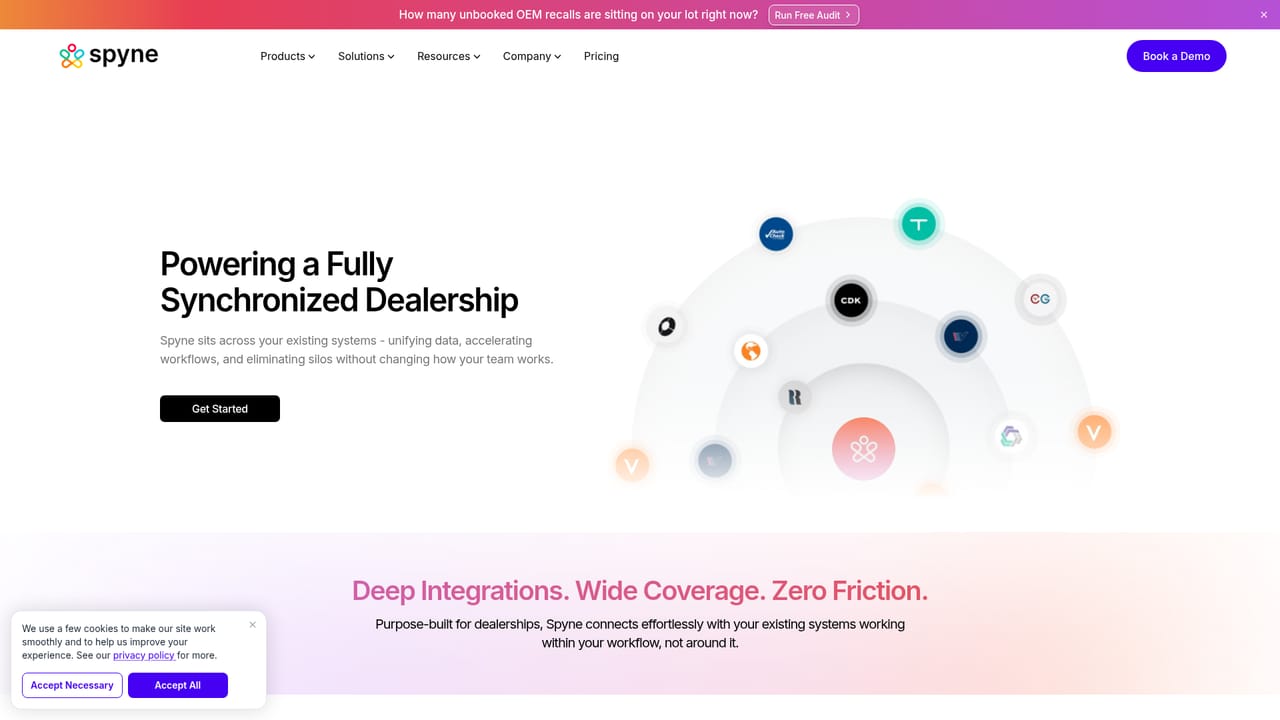 Spyne — Connect your dealership systems