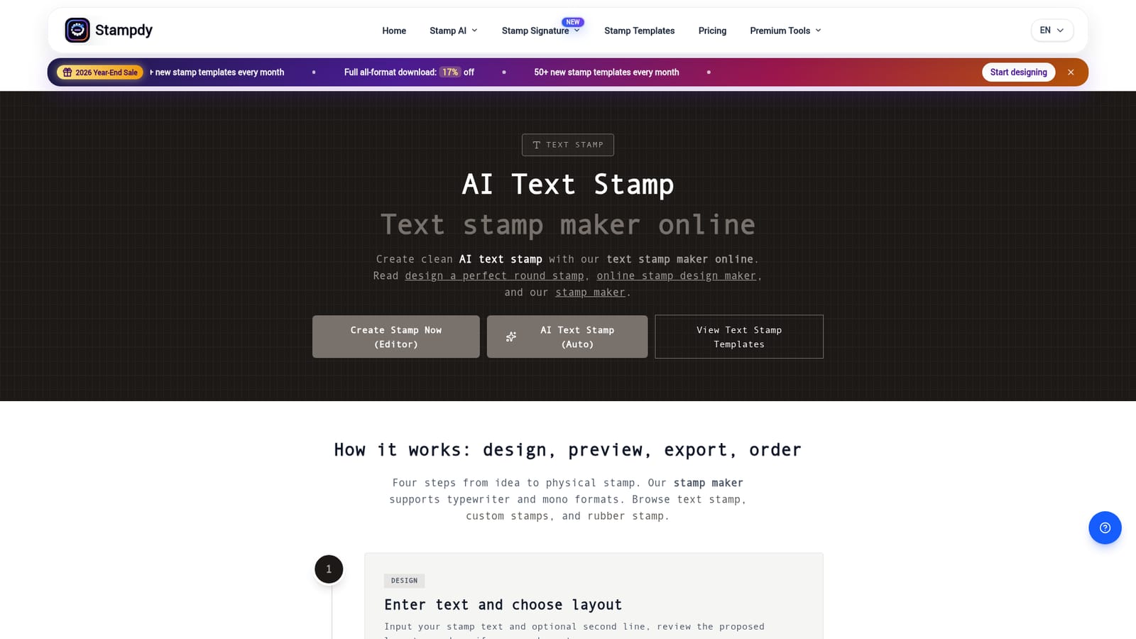 Stampdy — Pick your starting mode
