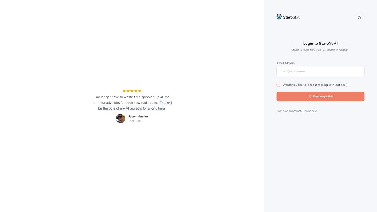 StartKit — Review the demo app before buying