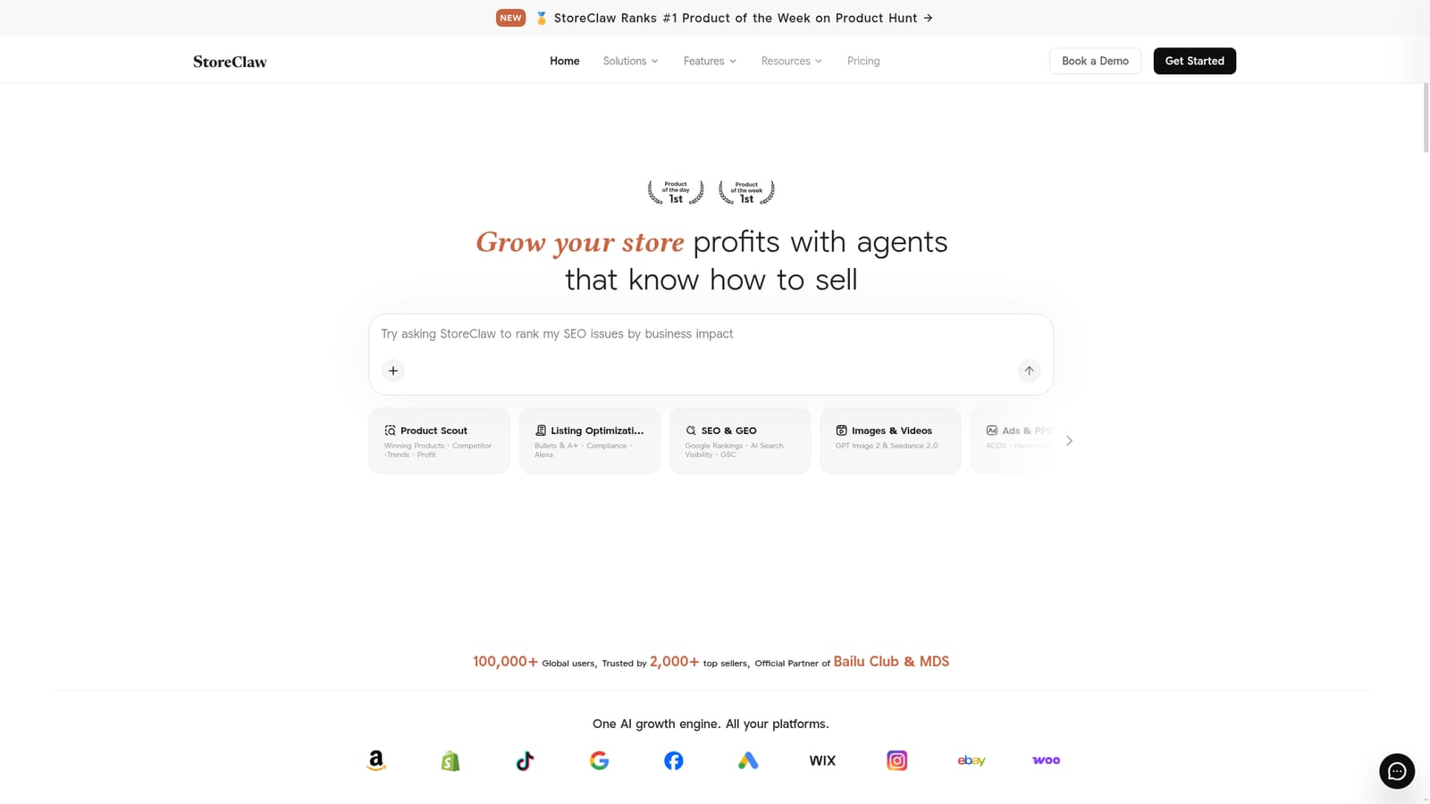 StoreClaw — Open the StoreClaw workspace