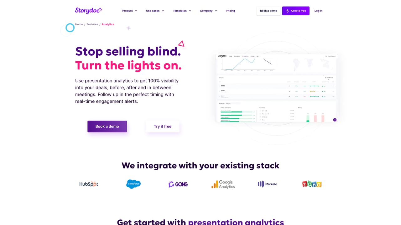 Storydoc — Track performance in analytics