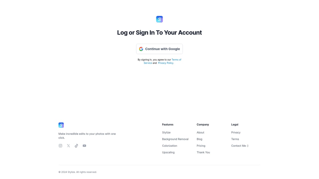 Stylize — Open the creation workspace