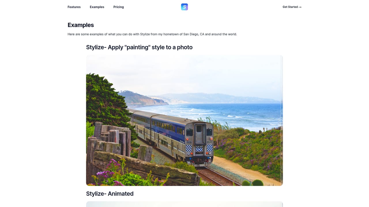 Stylize — Review the example gallery