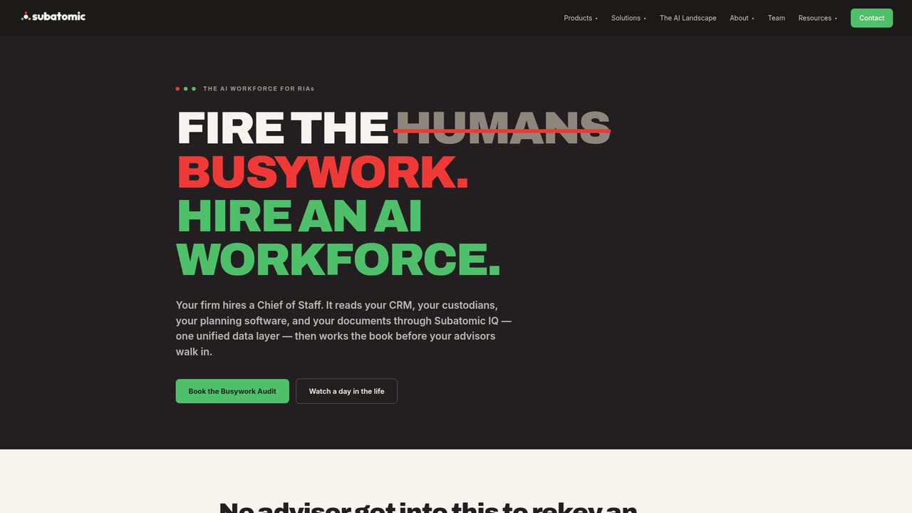 Subatomic — Review your industry use case
