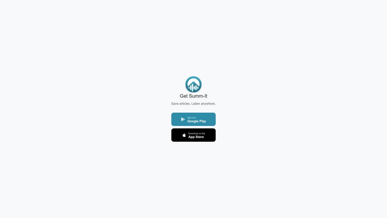 Summ-it — Install the browser extension or mobile app