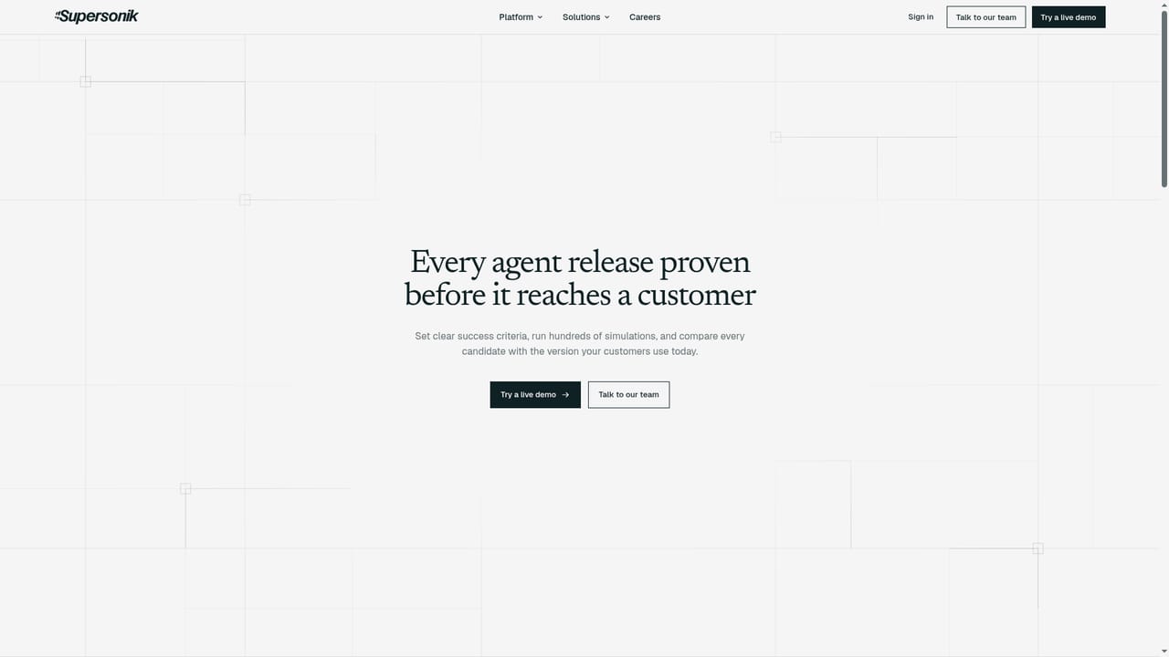 Supersonik — Define behavior and evaluate it