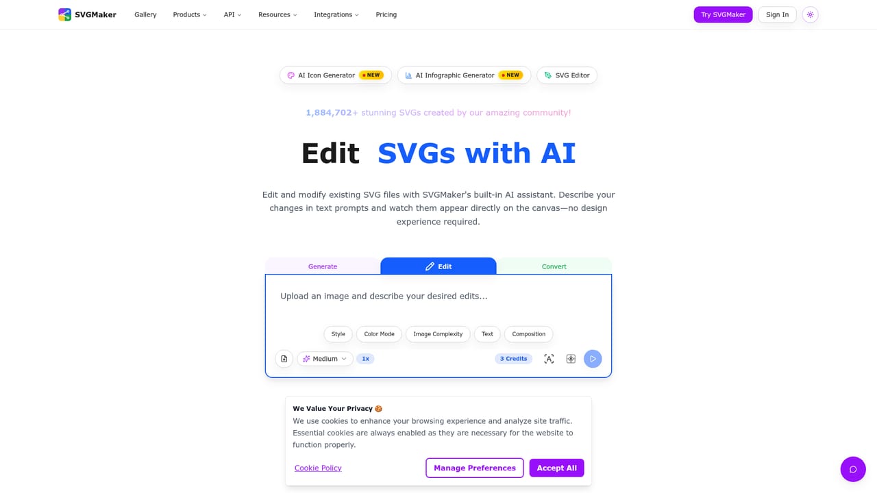 SVGMaker.io — Refine paths and colors