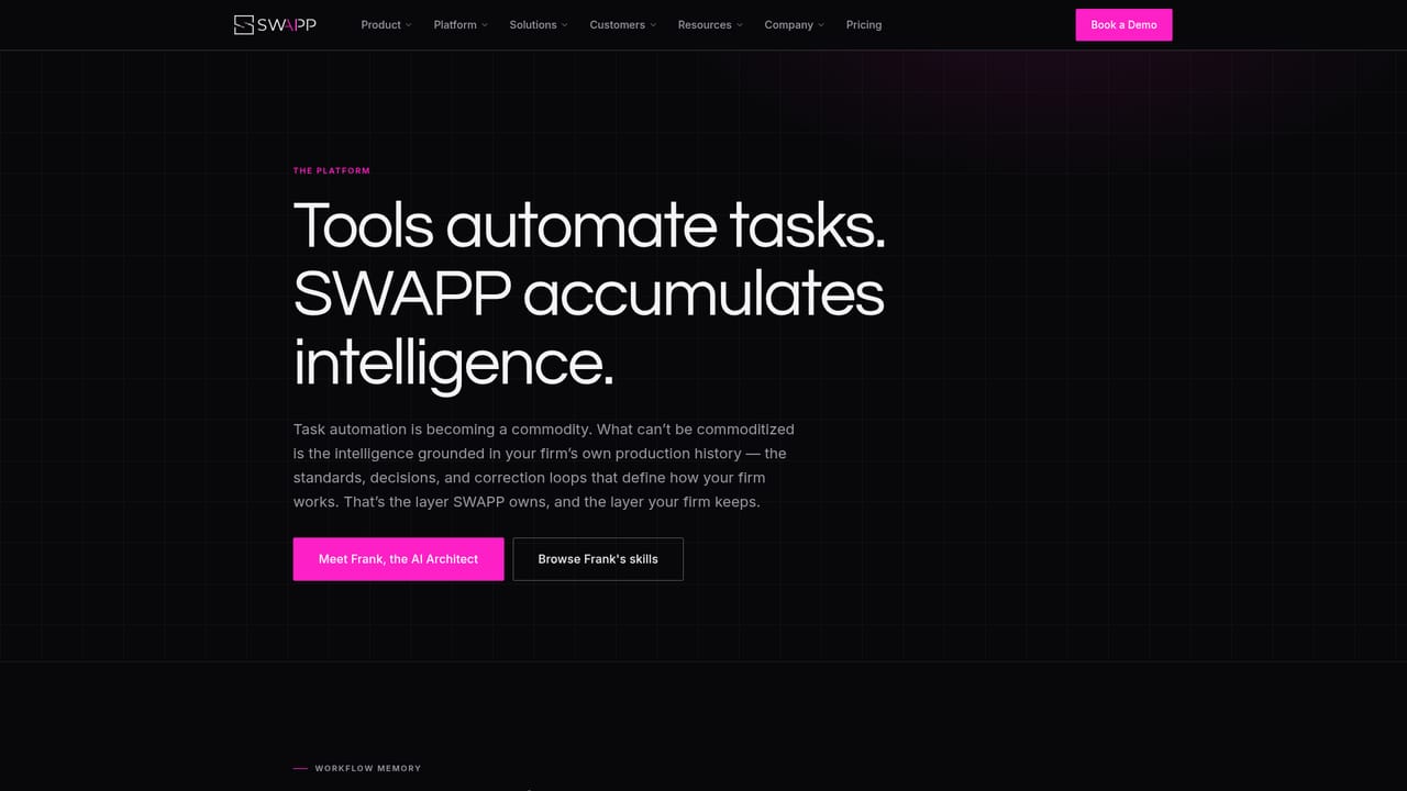 Swapp — See the platform in context
