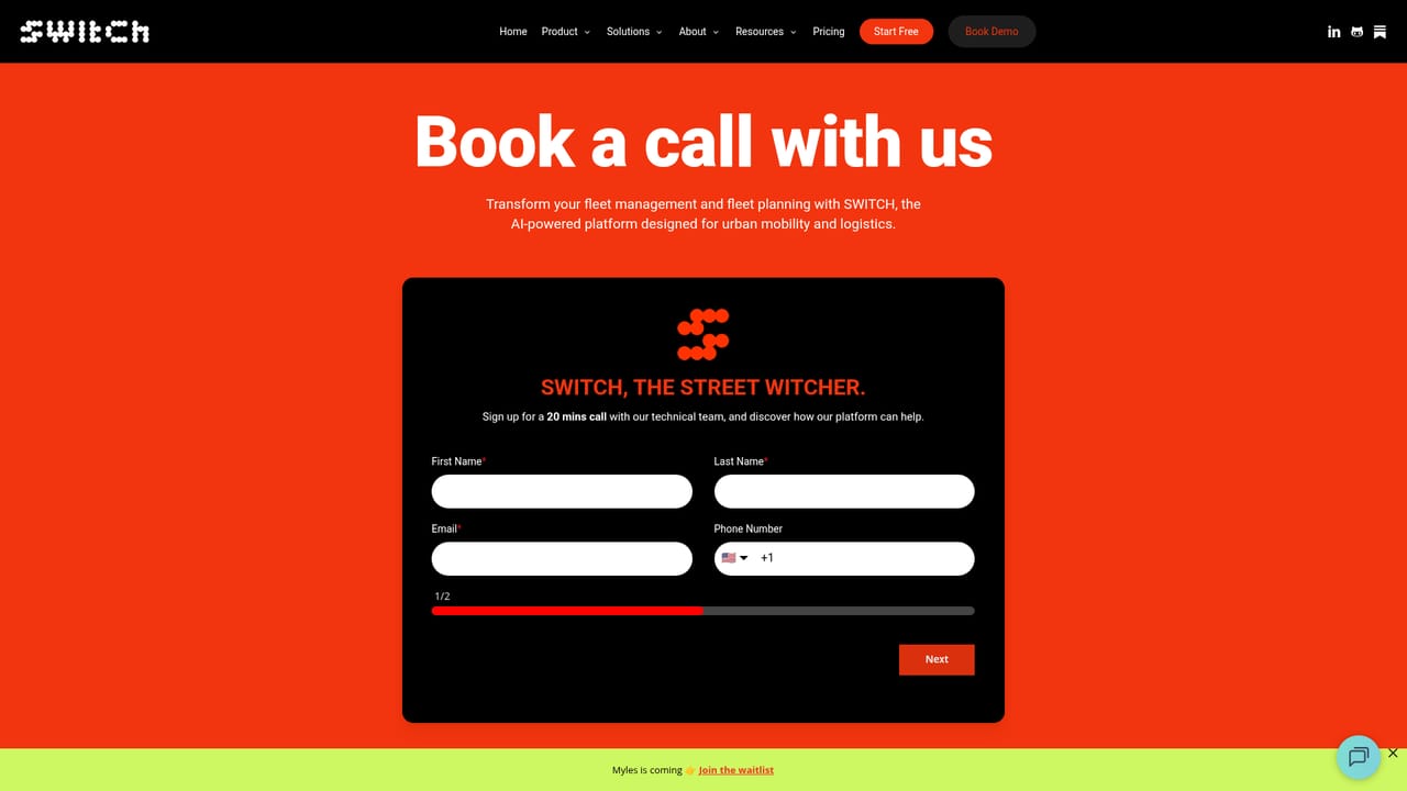 Switch — Book a demo