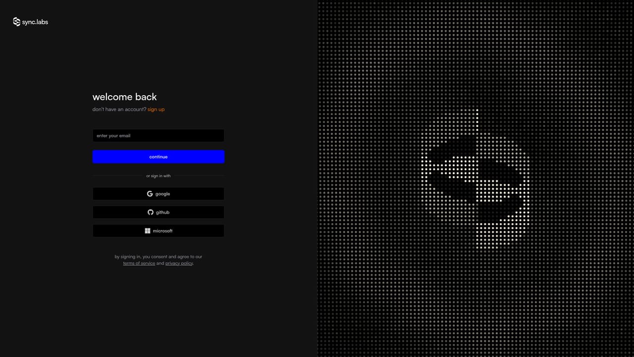 sync. — Open the studio or the try page