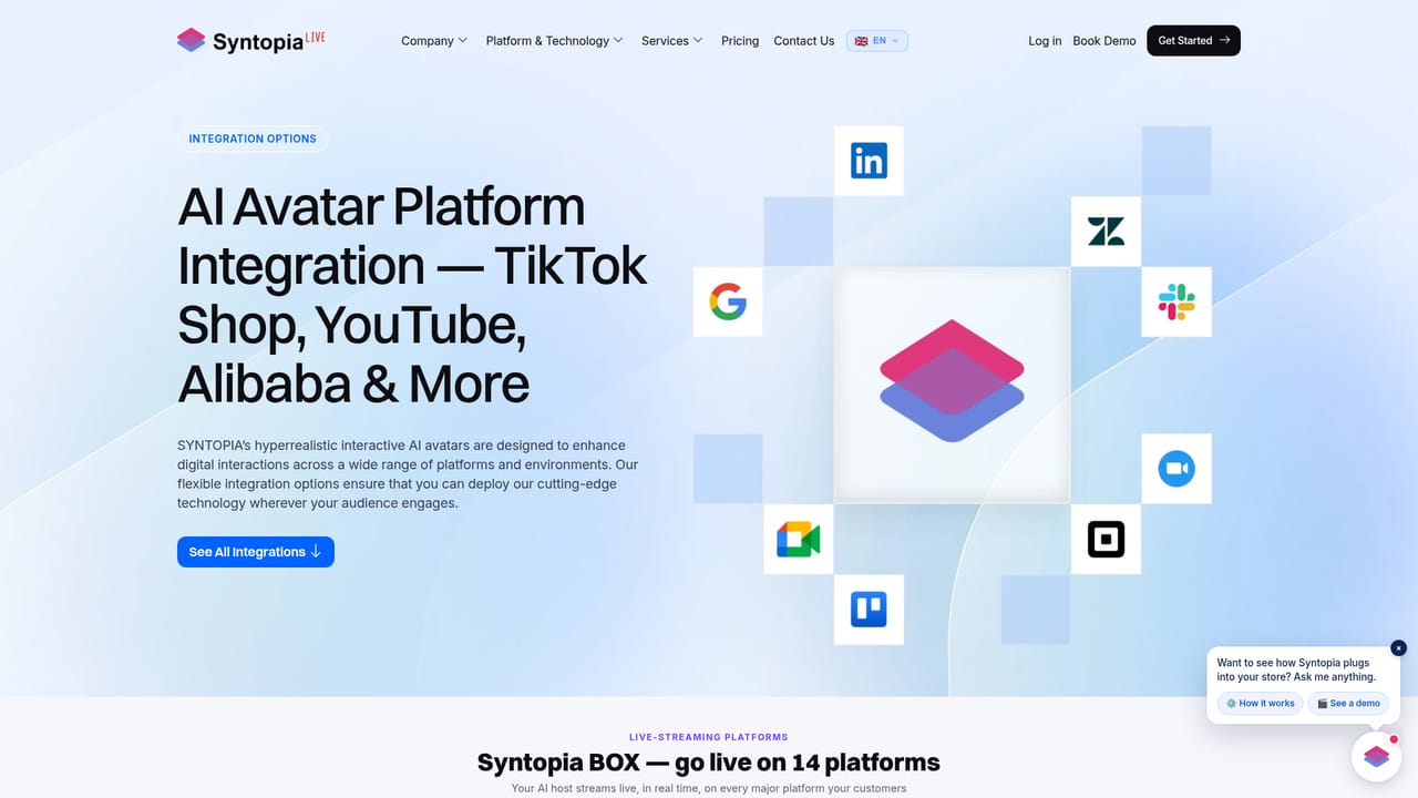 Syntopia — Set live parameters and publish