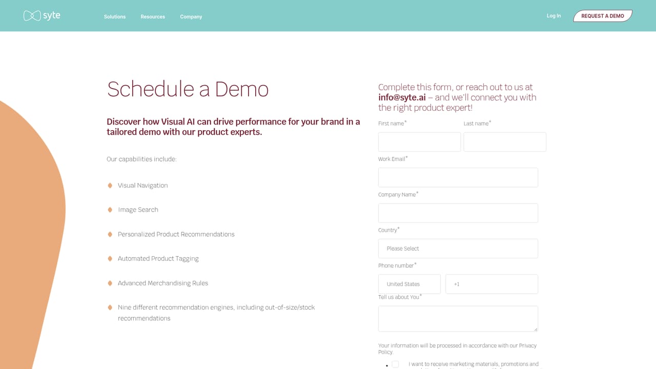Syte — Book a platform demo