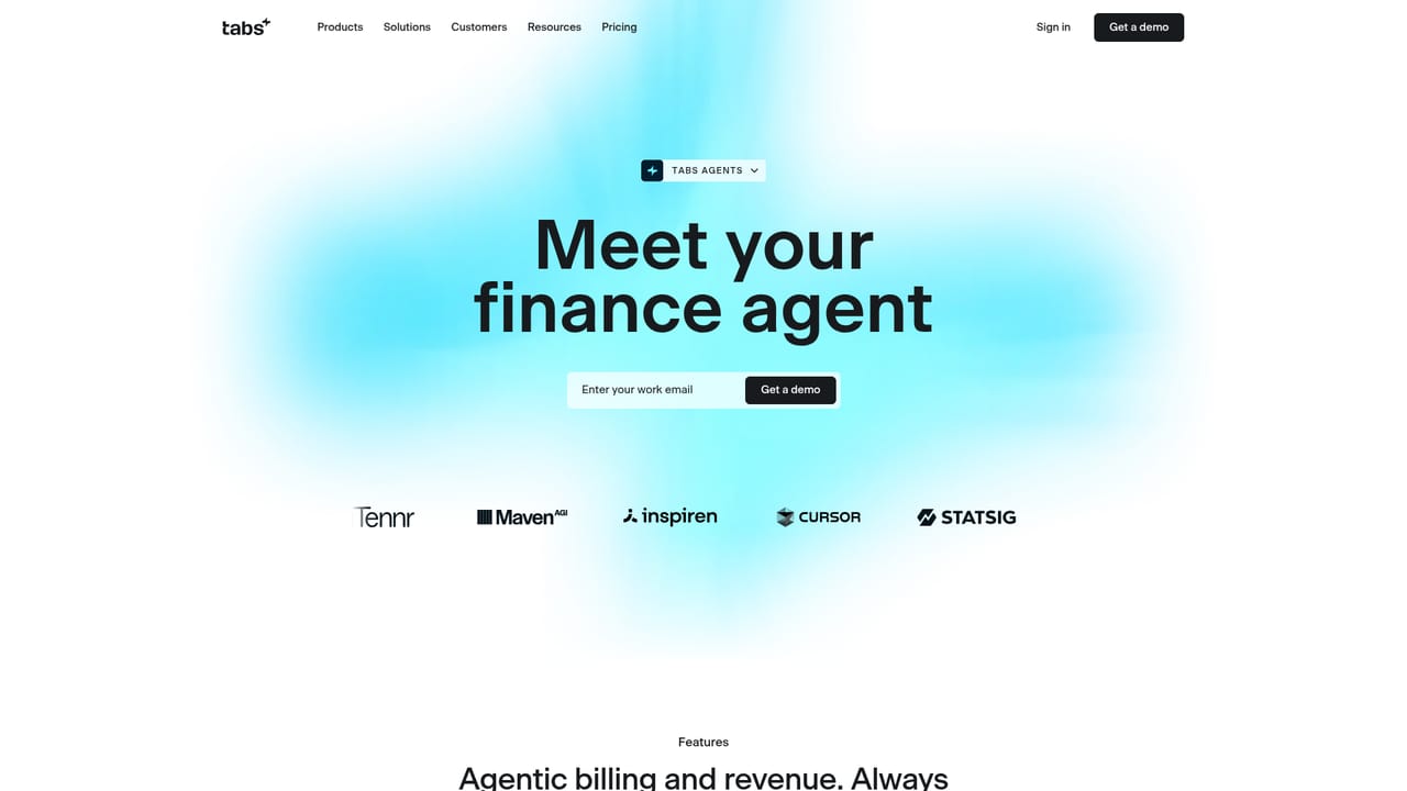 Tabs AI — Turn on the agents for invoice prep and cash application
