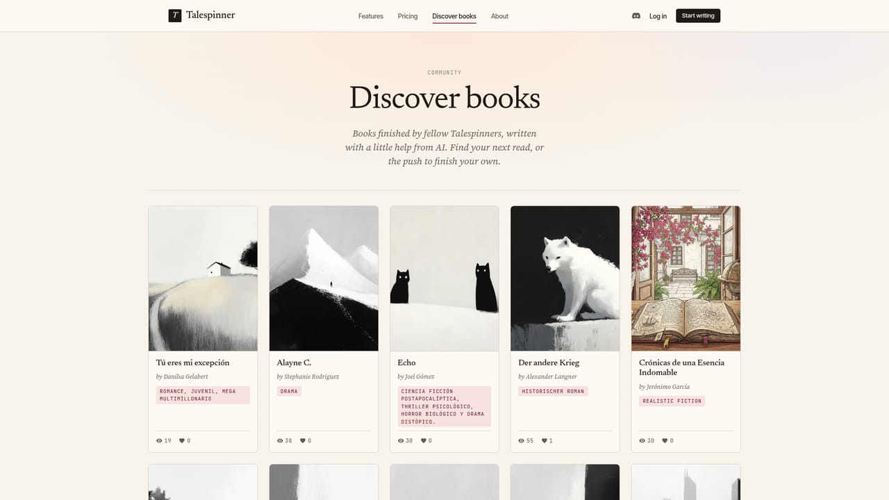 Talespinner — Finish, export and share