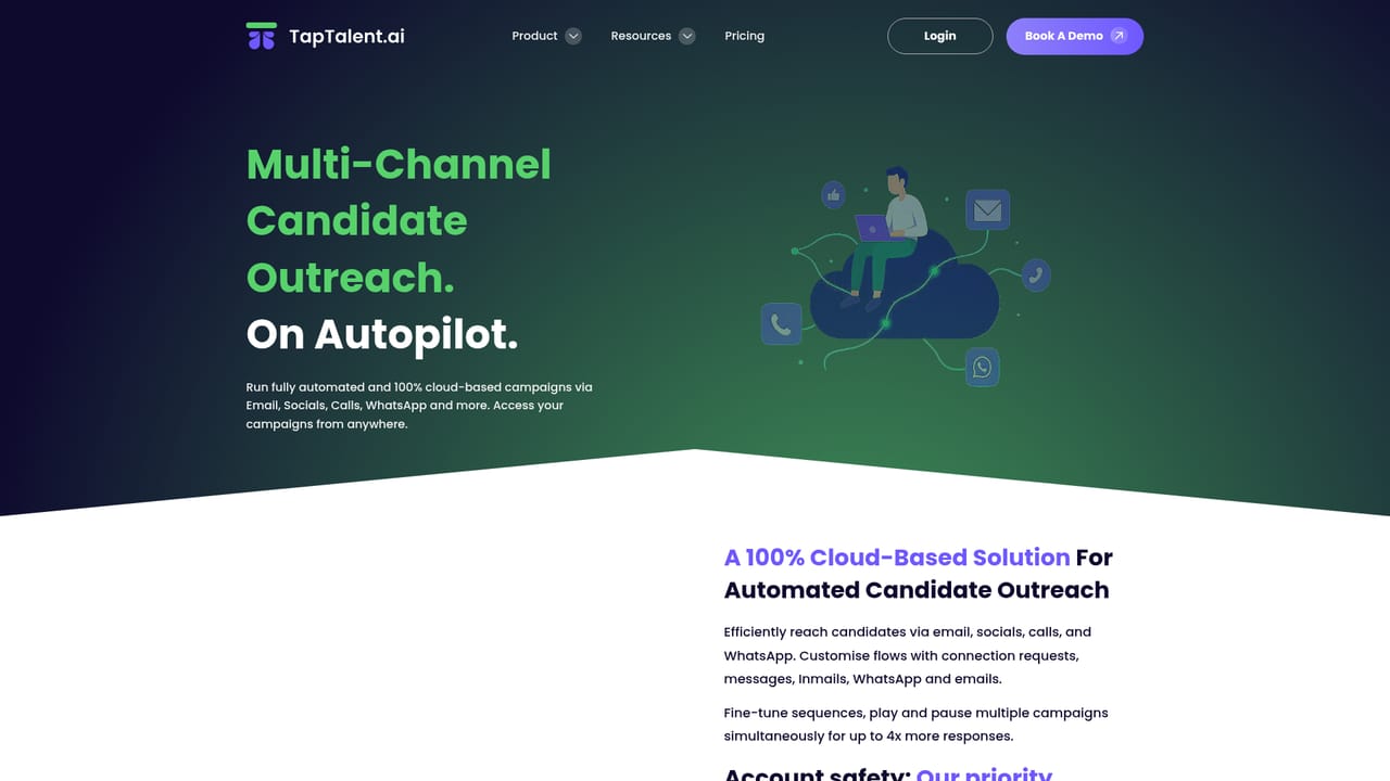 TapTalent — Build a multi-channel outreach campaign