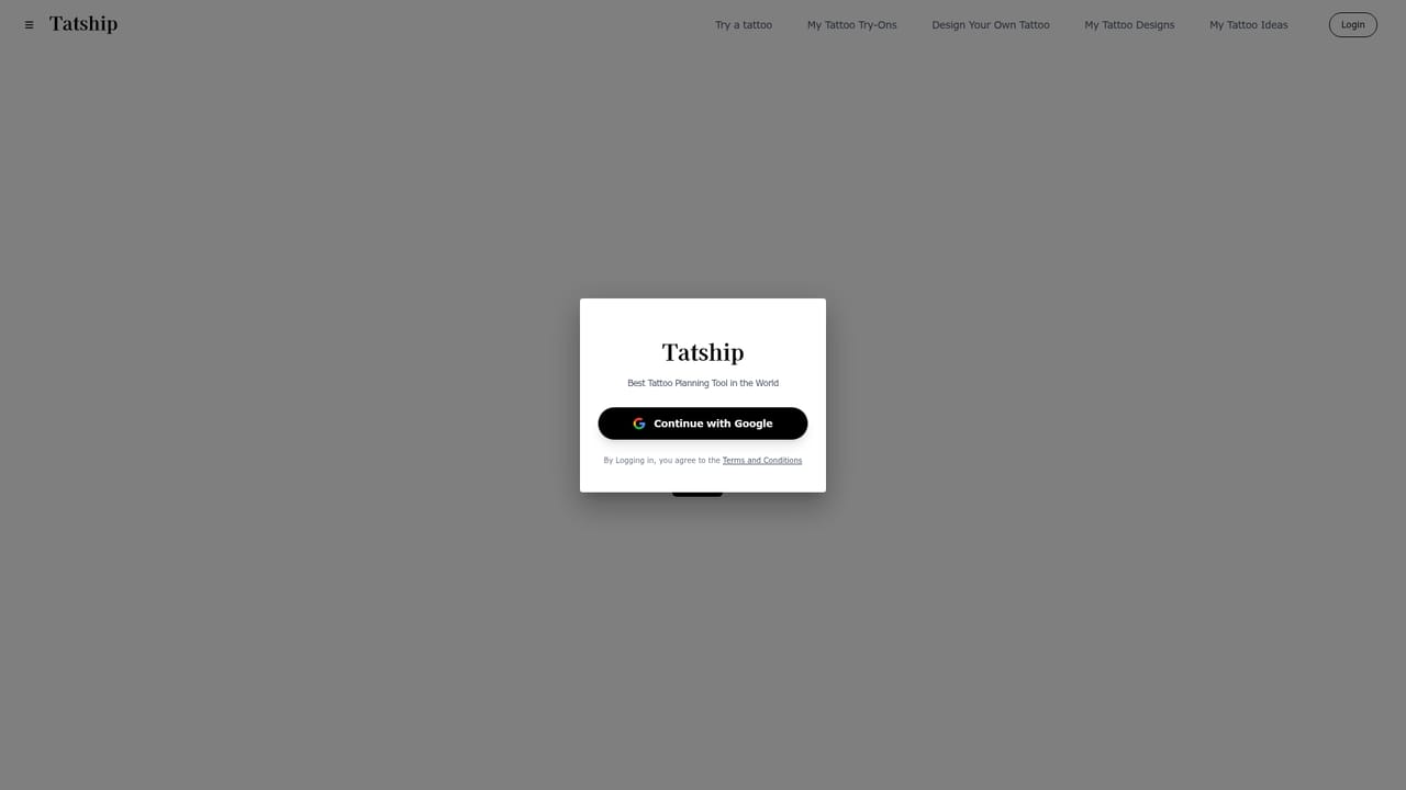 Tatship AI Tattoo Generator — Open the free generator