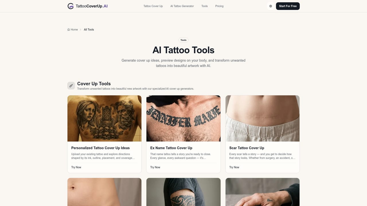 TattooCoverUp.AI — Study examples for your case