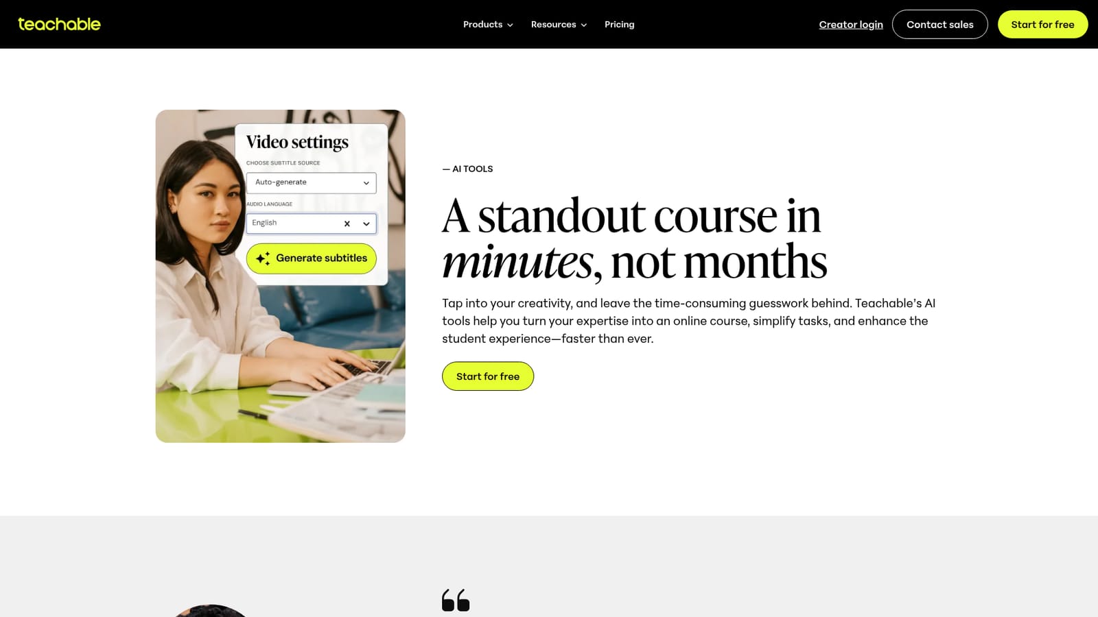 Teachable — Create a free Teachable account