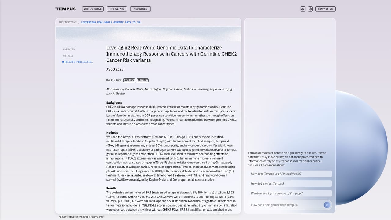 Tempus — Read publications and technical material