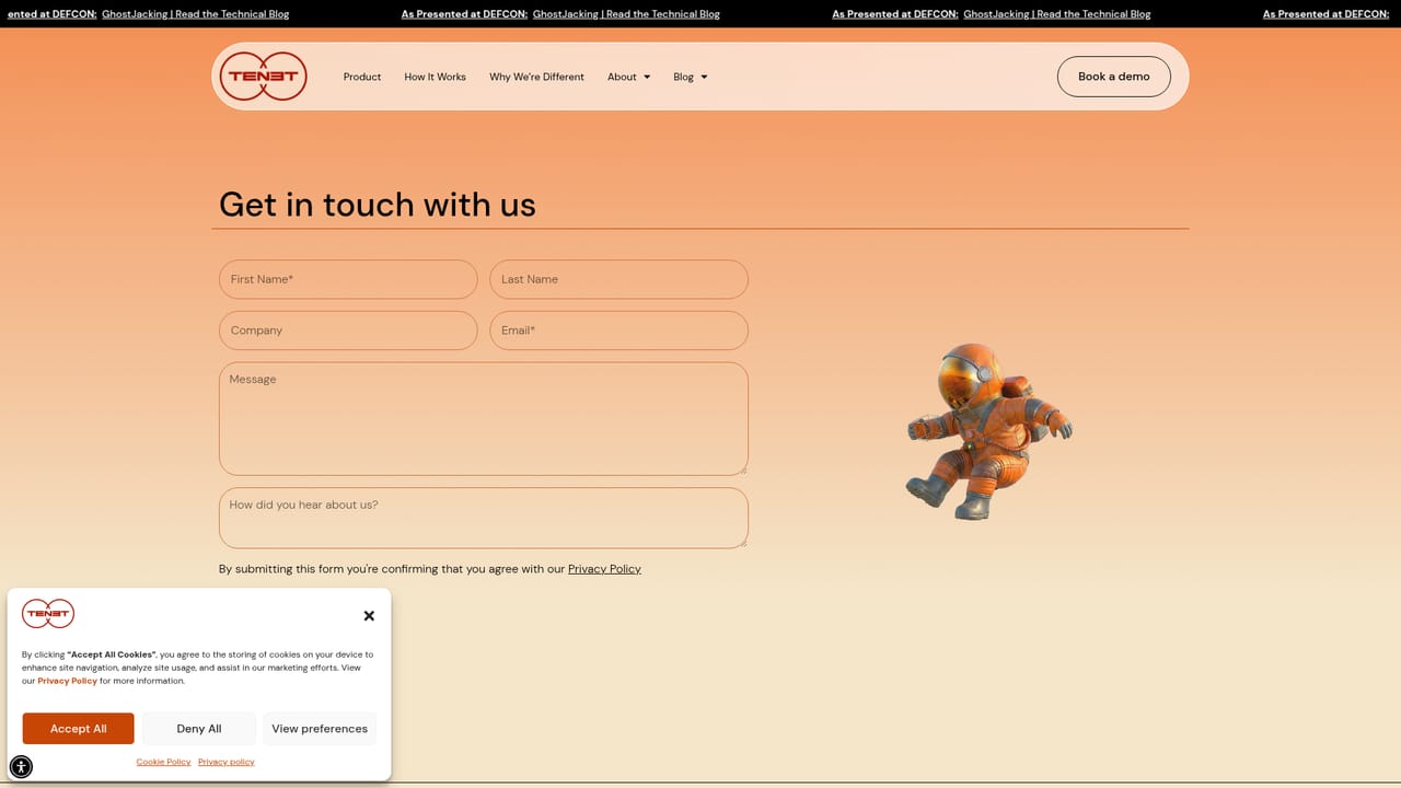 Tenet Security — Book a demo