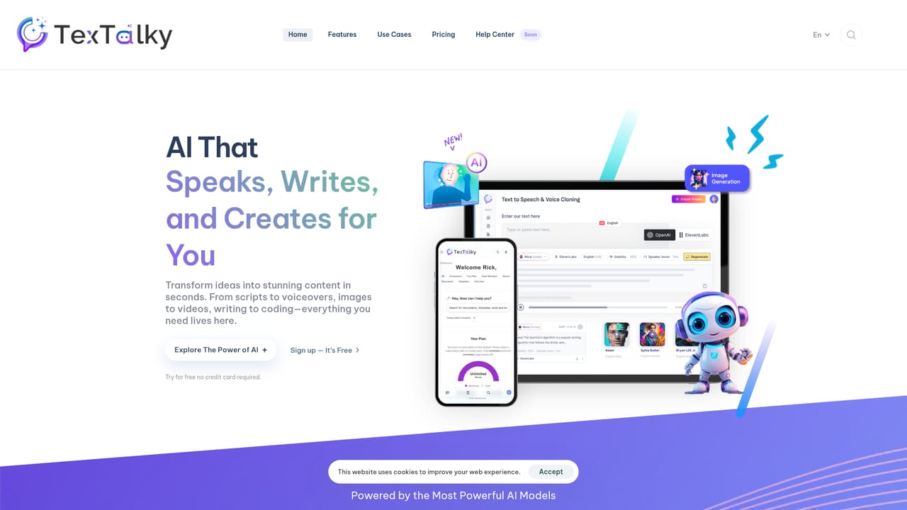 Textalky — Create an account