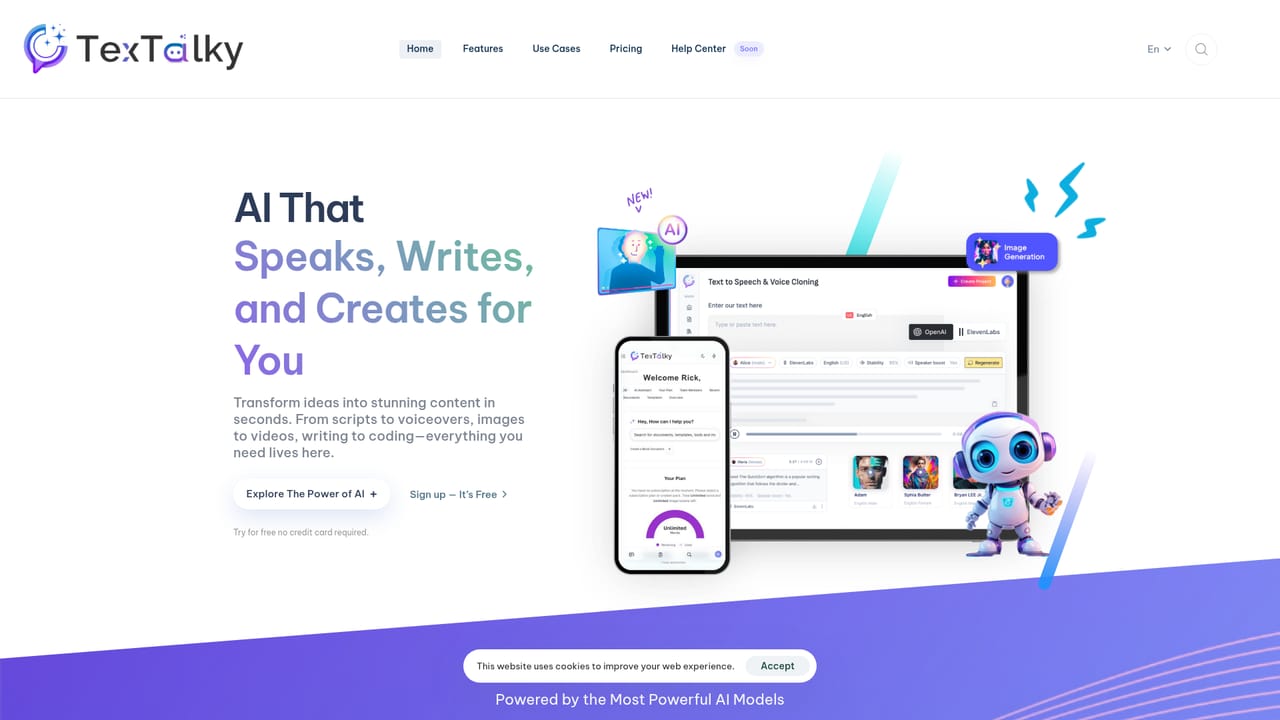 Textalky — Sign in to the studio