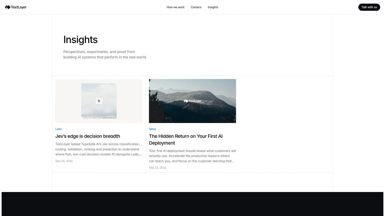 TextLayer AI — Check the published insights