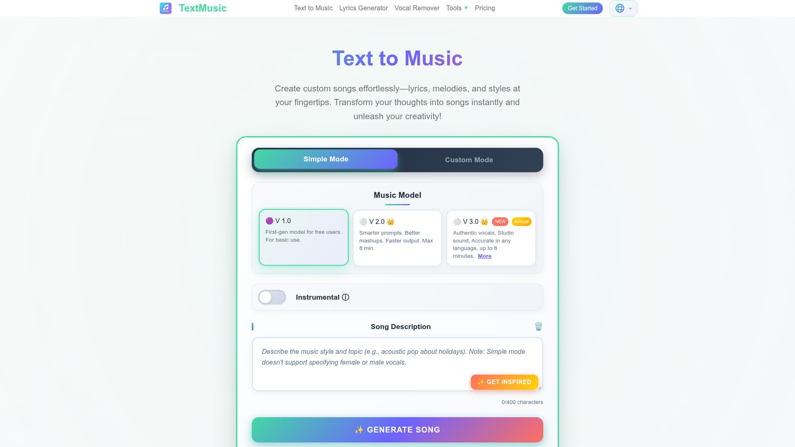 TextMusic.net — Sign in with Apple or Google