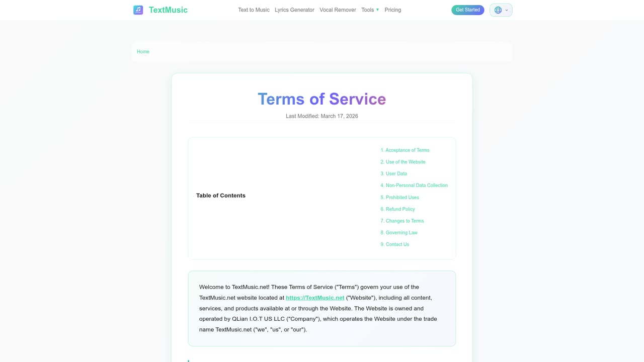 TextMusic.net — Download or upgrade for extras